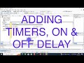 Lesson 3: Timers Delta DVP series using ISPSoft (Programming on and off delay TMR)