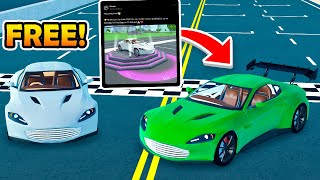 How To Get This FREE SUPERCAR In Car Dealership Tycoon!