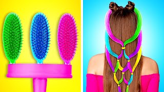 AWESOME DIY RAINBOW TRICKS TO DO AT HOME || TikTok Challenge! Hacks With Real Voices By 123 GO! BOYS