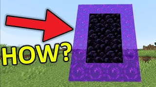Weirdest Nether Portal Ever...