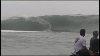 Benjamin Sanchis at Teahupoo - Ride of the Year Entry in the Billabong XXL Awards 2012