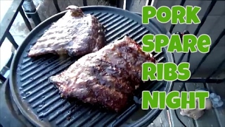 Vlog #498 Pork Spare Ribs Night