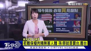 開放美豬牛入台 前國健署長批政府\