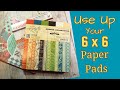 Make A Mini Journal from 6x6 Paper Pad: PART 1  (Beginners and Up)