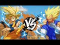 GOKU VS MAJIN VEGETA | Sprite Animation | Stick Nodes