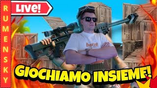 🔴Fortnite Live🔴Gioco con VOI | Iscritti - Codice Creator: Rumensky99 #EpicPartner