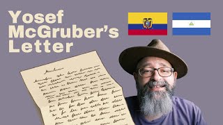 Yosef McGruber Letter About Housing Costs 🇳🇮 Nicaragua 🇪🇨 Ecuador