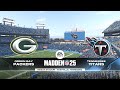 Madden NFL 25 - Green Bay Packers (Malik Willis) Vs Tennessee Titans PS5 Week 3 (Quick Presentation)