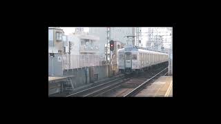 【南海6000系の現行塗装車＆なつかしのステンレス無塗装車】6023F+6909F＆6001F+6907F 　#shorts #鉄道ショート#南海6000系#通常塗装#なつかしのステンレス無塗装