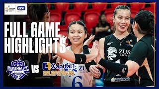 ZUS COFFEE vs. CAPITAL1 | FULL GAME HIGHLIGHTS | 2024-25 PVL ALL-FILIPINO CONFERENCE | JAN 25, 2025