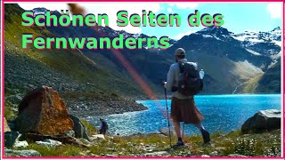 Fernwandern - die Schönen Seiten - Alpenüberquerung auf dem L1 -Schweinfurter Hütte bis ins Inntal