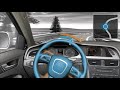 technical animations of audi a4 dynamic steering