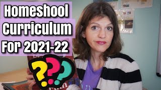 Homeschool Curriculum Choices 2021-22  | Subjects That Are Taught Together | Family Curriculum Picks