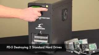 Garner PD-5 Table Top Hard Drive Destroyer