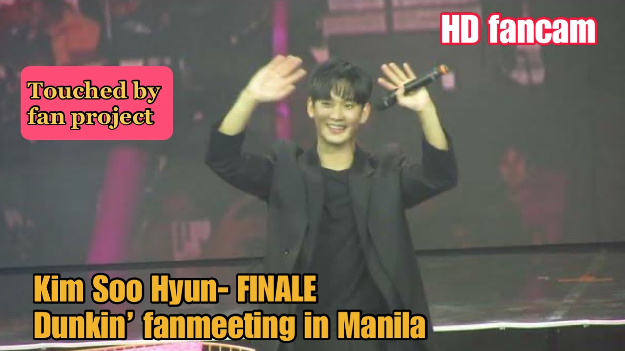 Kim Soo Hyun Fan Meeting FINALE Message To Fans - Dunkin' Fanmeet In ...