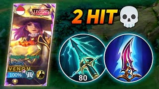 BRUTAL PARAH! INI DIA COMBO BUILD 2 HIT LESLEY | BUILD LESLEY TERSAKIT 2024