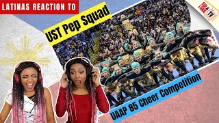 Latinas Reaction to UST PepSquad full routine UAAP Season 85 Cheerdance Competition - Sol&LunaTV 🇩🇴