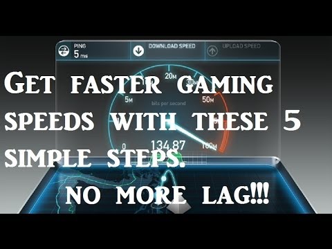 How To Speed Up & Increase Your Internet Speed For Gaming In 5 Steps - No More Lag! How To Speed Up & Increase Your Internet Speed For Gaming In 5 Steps - No More Lag!