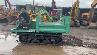 KOMATSU CD30-1 TRACKED DUMPER C/W REVERSE DRIVE FOR SALE