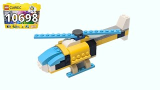 LEGO 10698:ヘリコプターの作り方 【レゴクラシック レシピ】