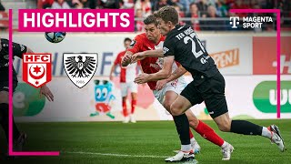 Hallescher FC - SC Preußen Münster | Highlights 3. Liga | MAGENTA SPORT