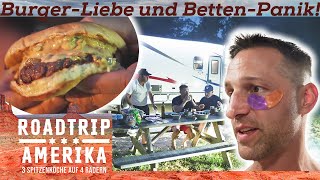 🍔 Juicy Burger und die ABSOLUTE Bettenkatastrophe! 😱 Was nun? | Roadtrip Amerika 3