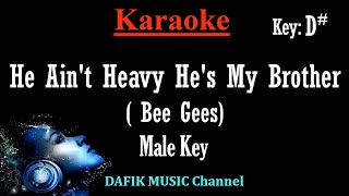 He Ain't Heavy He's My Brother (Karaoke) Male Key Low Key D# /Nada Rendah Cowok