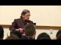 A conversation with Ruth Bader Ginsburg at HLS