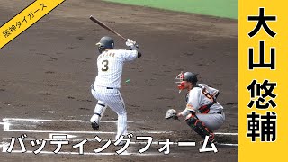 【阪神】大山悠輔選手のバッティングフォーム