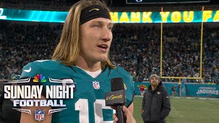 Trevor Lawrence 'speechless' after Jaguars' comeback win vs. Chargers | SNF | NFL on NBC