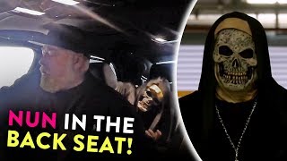 Creepy Nun Hiding In The Back Seat! [HALLOWEEN PRANK] KIIS1065, Kyle & Jackie O