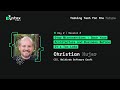 Stop Microservices - Save your Architecture & Business | Christain Hujer | Syntax 2021