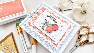 STRETCH those SMALL Stamps! | Pinkfresh Studio Framed Art | Cardmaking with Tina Smith