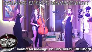 International Violinist Cellist Female Foreigner Girls Trio Band India Mumbai Delhi