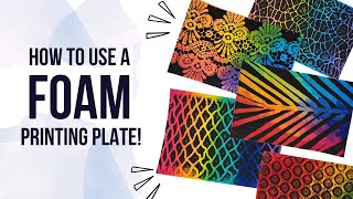 Foam Printing Plate Tutorial - Easy Quick and Fun Printing with a Foam Plate