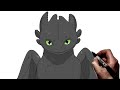 How To Draw Toothless | Step BY Step | How To Train Your Dragon 2025