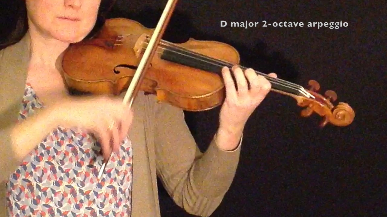 Two Octave D Major Scale And Arpeggio, From Violinworks Book 2, Page 99 ...