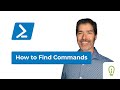 How to find Commands in Windows PowerShell