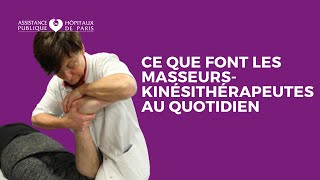 [En immersion] Avec des masseurs-kinésithérapeutes de l'hôpital Corentin-Celton AP-HP