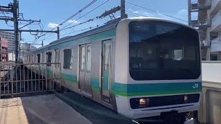 【通過！？】常磐線 南千住駅 E231系0番台 到着