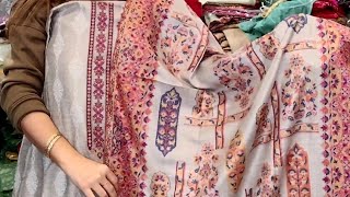 9023801300 #kani #weaving #pashmina #designer #yt #collection #suit #winter #wear #video #shopping