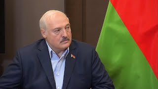 ⚡️Лукашенко – Путину: У нас мобилизацией пугают, здесь кто-то побежал за границу! // Встреча в Сочи