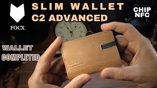 FOCX C2 ADVANCED  SLIM WALLET | CARTERA MINIMALISTA, MONEDERO Y CHIP NFC PROGRAMABLE 😲