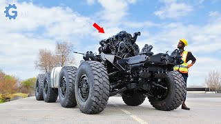 WHAT IS THIS HEAVY-DUTY CHASSIS USED FOR? ▶ UNUSUAL MACHINERY 2