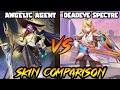 LESLEY - DEADEYE SPECTRE ASPIRANTS SKIN VS. ANGELIC AGENT LEGEND SKIN - MLBB SKIN COMPARISON SERIES