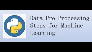 Data Pre Processing Steps Using Python - Data Science Class #7