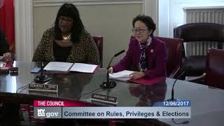 Committee on Rules, ... NYCC PV CH COM 171206 103320