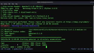 TryHackMe! Bookstore - REST API Fuzzing // walk- through