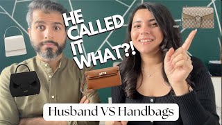 My husband identifies my handbags | Challenge video | Anniversary Special