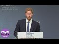 Prince Harry gives passionate speech about clearing landmines in Angola